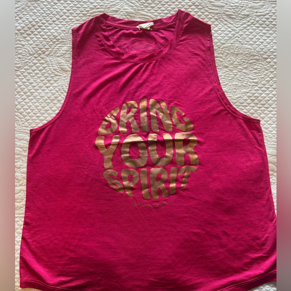 Peloton x Spiritual Gangster tank - EUC Size L